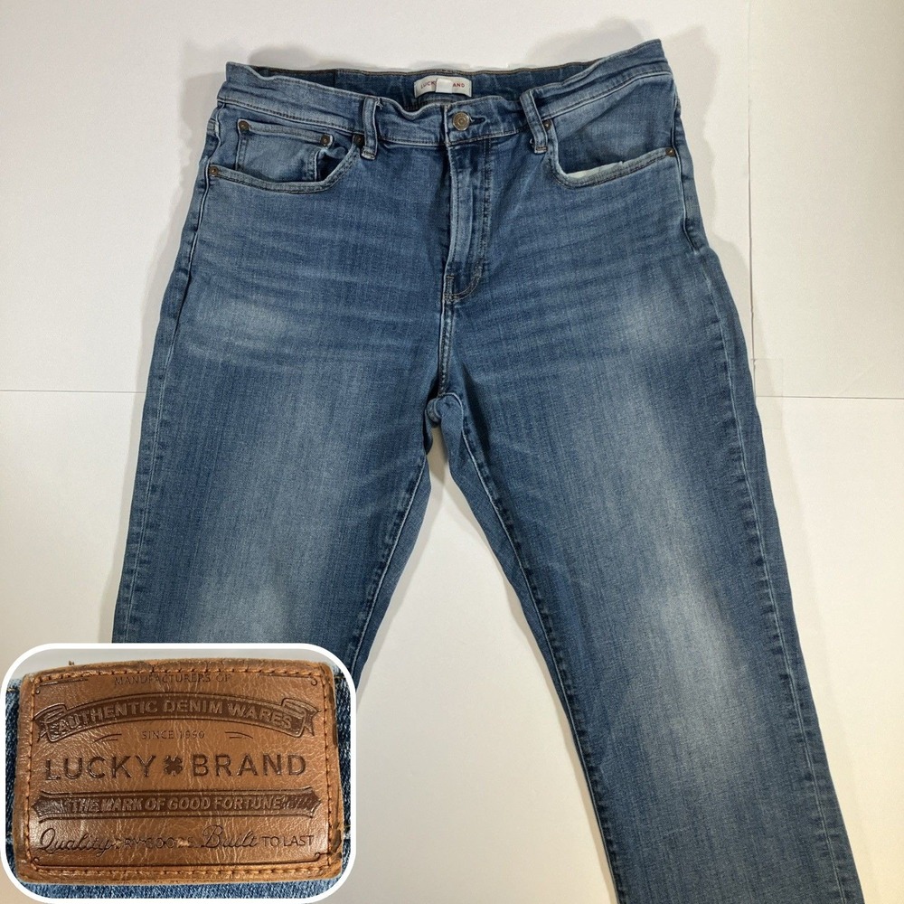 Lucky Brand Jeans Mens 36x34 Blue 223 Straight
